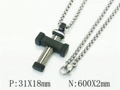 HY Wholesale Necklaces Stainless Steel 316L Jewelry Necklaces-HY41N0285HOF