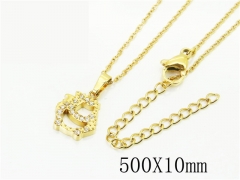HY Wholesale Necklaces Stainless Steel 316L Jewelry Necklaces-HY12N0656AOL