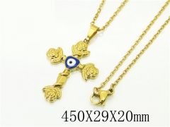HY Wholesale Necklaces Stainless Steel 316L Jewelry Necklaces-HY24N0136LW