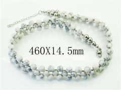 HY Wholesale Necklaces Stainless Steel 316L Jewelry Necklaces-HY91N0133HHQ