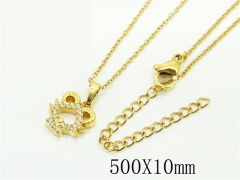 HY Wholesale Necklaces Stainless Steel 316L Jewelry Necklaces-HY12N0654SOL