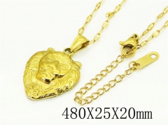HY Wholesale Necklaces Stainless Steel 316L Jewelry Necklaces-HY43N0117LD