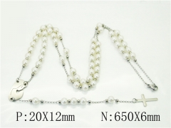 HY Wholesale Necklaces Stainless Steel 316L Jewelry Necklaces-HY76N0632FML