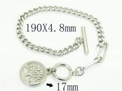 HY Wholesale Bracelets 316L Stainless Steel Jewelry Bracelets-HY91B0512HSS