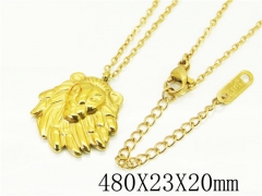 HY Wholesale Necklaces Stainless Steel 316L Jewelry Necklaces-HY43N0119LD