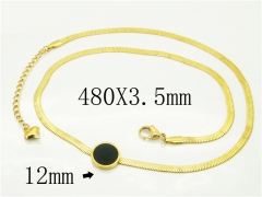 HY Wholesale Necklaces Stainless Steel 316L Jewelry Necklaces-HY43N0134ME