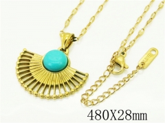 HY Wholesale Necklaces Stainless Steel 316L Jewelry Necklaces-HY43N0100ULL