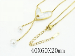 HY Wholesale Necklaces Stainless Steel 316L Jewelry Necklaces-HY80N0882NW