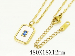 HY Wholesale Necklaces Stainless Steel 316L Jewelry Necklaces-HY43N0116ME