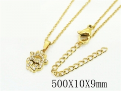 HY Wholesale Necklaces Stainless Steel 316L Jewelry Necklaces-HY12N0659BOL