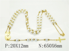 HY Wholesale Necklaces Stainless Steel 316L Jewelry Necklaces-HY76N0638ENL