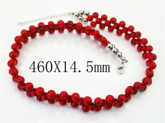 HY Wholesale Necklaces Stainless Steel 316L Jewelry Necklaces-HY91N0136HHC