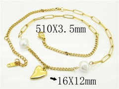 HY Wholesale Necklaces Stainless Steel 316L Jewelry Necklaces-HY43N0142PQ