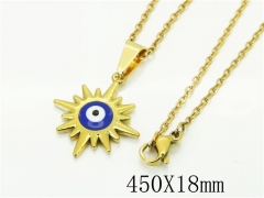 HY Wholesale Necklaces Stainless Steel 316L Jewelry Necklaces-HY24N0144LC