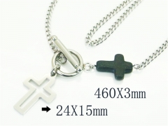 HY Wholesale Necklaces Stainless Steel 316L Jewelry Necklaces-HY91N0123HCC