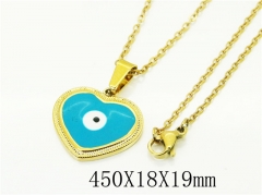 HY Wholesale Necklaces Stainless Steel 316L Jewelry Necklaces-HY24N0139LS