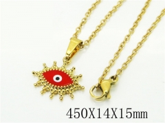 HY Wholesale Necklaces Stainless Steel 316L Jewelry Necklaces-HY24N0149LD