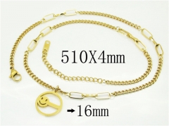 HY Wholesale Necklaces Stainless Steel 316L Jewelry Necklaces-HY43N0122PW