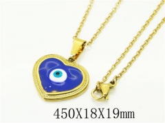 HY Wholesale Necklaces Stainless Steel 316L Jewelry Necklaces-HY24N0140LD
