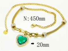 HY Wholesale Necklaces Stainless Steel 316L Jewelry Necklaces-HY32N0909HKX