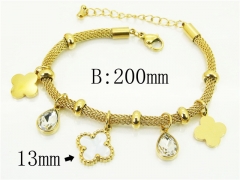 HY Wholesale Bracelets 316L Stainless Steel Jewelry Bracelets-HY32B0990HIL