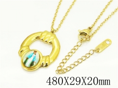 HY Wholesale Necklaces Stainless Steel 316L Jewelry Necklaces-HY43N0120MZ