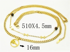 HY Wholesale Necklaces Stainless Steel 316L Jewelry Necklaces-HY43N0132HXX