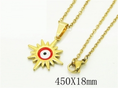 HY Wholesale Necklaces Stainless Steel 316L Jewelry Necklaces-HY24N0145LV