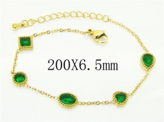 HY Wholesale Bracelets 316L Stainless Steel Jewelry Bracelets-HY32B1004VPL