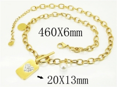 HY Wholesale Necklaces Stainless Steel 316L Jewelry Necklaces-HY43N0127HHQ