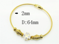 HY Wholesale Bangles Jewelry Stainless Steel 316L Popular Bangle-HY24B0243HML