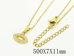 HY Wholesale Necklaces Stainless Steel 316L Jewelry Necklaces-HY12N0685OD