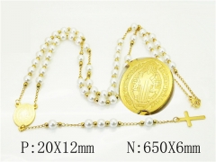 HY Wholesale Necklaces Stainless Steel 316L Jewelry Necklaces-HY76N0641CNL