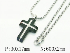 HY Wholesale Necklaces Stainless Steel 316L Jewelry Necklaces-HY41N0289HMZ