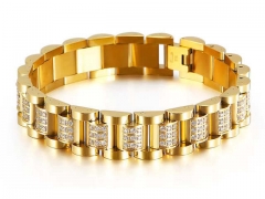 HY Wholesale Bracelets Jewelry 316L Stainless Steel Bracelets Jewelry-HY0150B0577