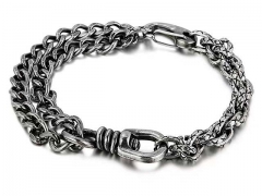 HY Wholesale Bracelets Jewelry 316L Stainless Steel Bracelets Jewelry-HY0150B0421