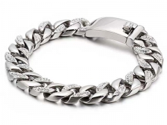 HY Wholesale Bracelets Jewelry 316L Stainless Steel Bracelets Jewelry-HY0150B0544