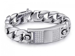 HY Wholesale Bracelets Jewelry 316L Stainless Steel Bracelets Jewelry-HY0150B1548