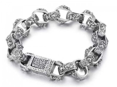 HY Wholesale Bracelets Jewelry 316L Stainless Steel Bracelets Jewelry-HY0150B0610