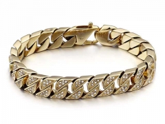 HY Wholesale Bracelets Jewelry 316L Stainless Steel Bracelets Jewelry-HY0150B1581