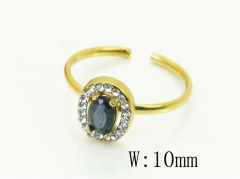 HY Wholesale Rings Jewelry Stainless Steel 316L Rings-HY15R2739CKO