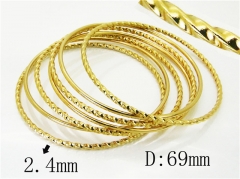 HY Wholesale Bangles Jewelry Stainless Steel 316L Popular Bangle-HY19B1137HLT