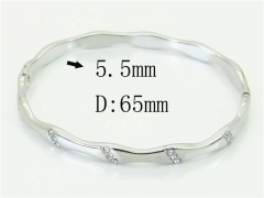 HY Wholesale Bangles Jewelry Stainless Steel 316L Popular Bangle-HY80B1851HHC