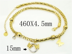 HY Wholesale Necklaces Stainless Steel 316L Jewelry Necklaces-HY32N0939HLD