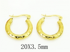 HY Wholesale Earrings 316L Stainless Steel Earrings Jewelry-HY80E0930GNL