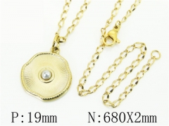 HY Wholesale Necklaces Stainless Steel 316L Jewelry Necklaces-HY32N0929XNL