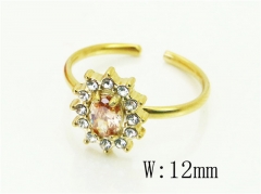 HY Wholesale Rings Jewelry Stainless Steel 316L Rings-HY15R2773AKO