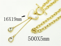 HY Wholesale Necklaces Stainless Steel 316L Jewelry Necklaces-HY32N0942HIF
