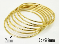 HY Wholesale Bangles Jewelry Stainless Steel 316L Popular Bangle-HY19B1141HKS