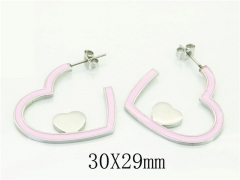HY Wholesale Earrings 316L Stainless Steel Earrings Jewelry-HY80E0898CNL